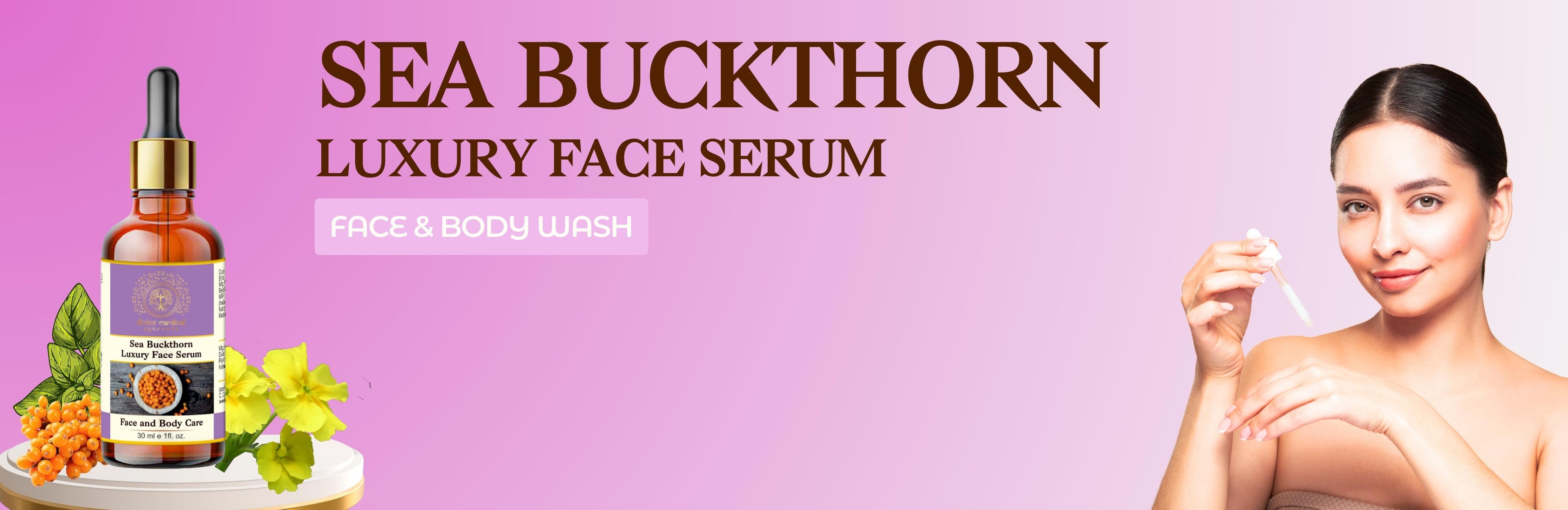 Luxury face serum for dry skin repair and hydration