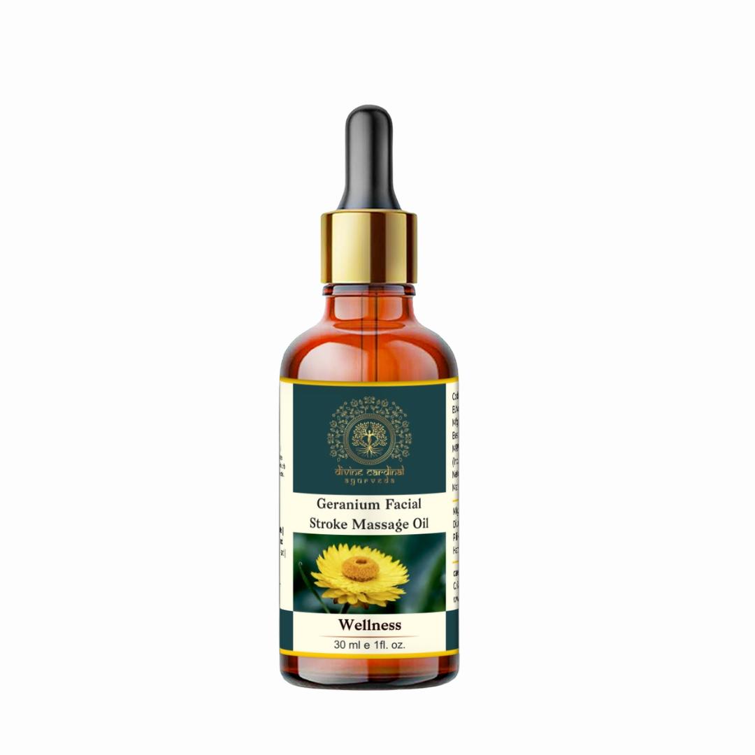 Geranium Facial Stroke Massage Oil