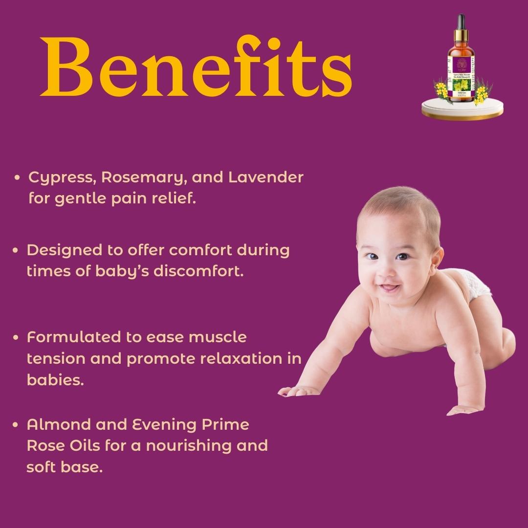 Cypress Baby Pain Relief Massage Oil