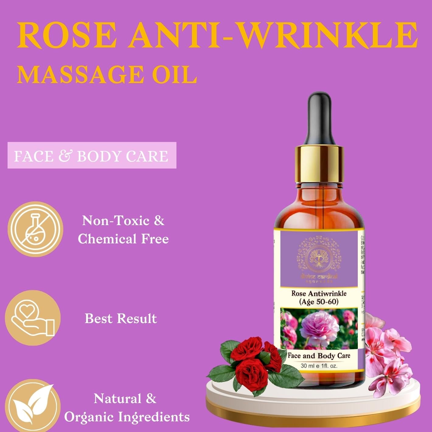 Rose Anti-Wrinkle Massage Oil