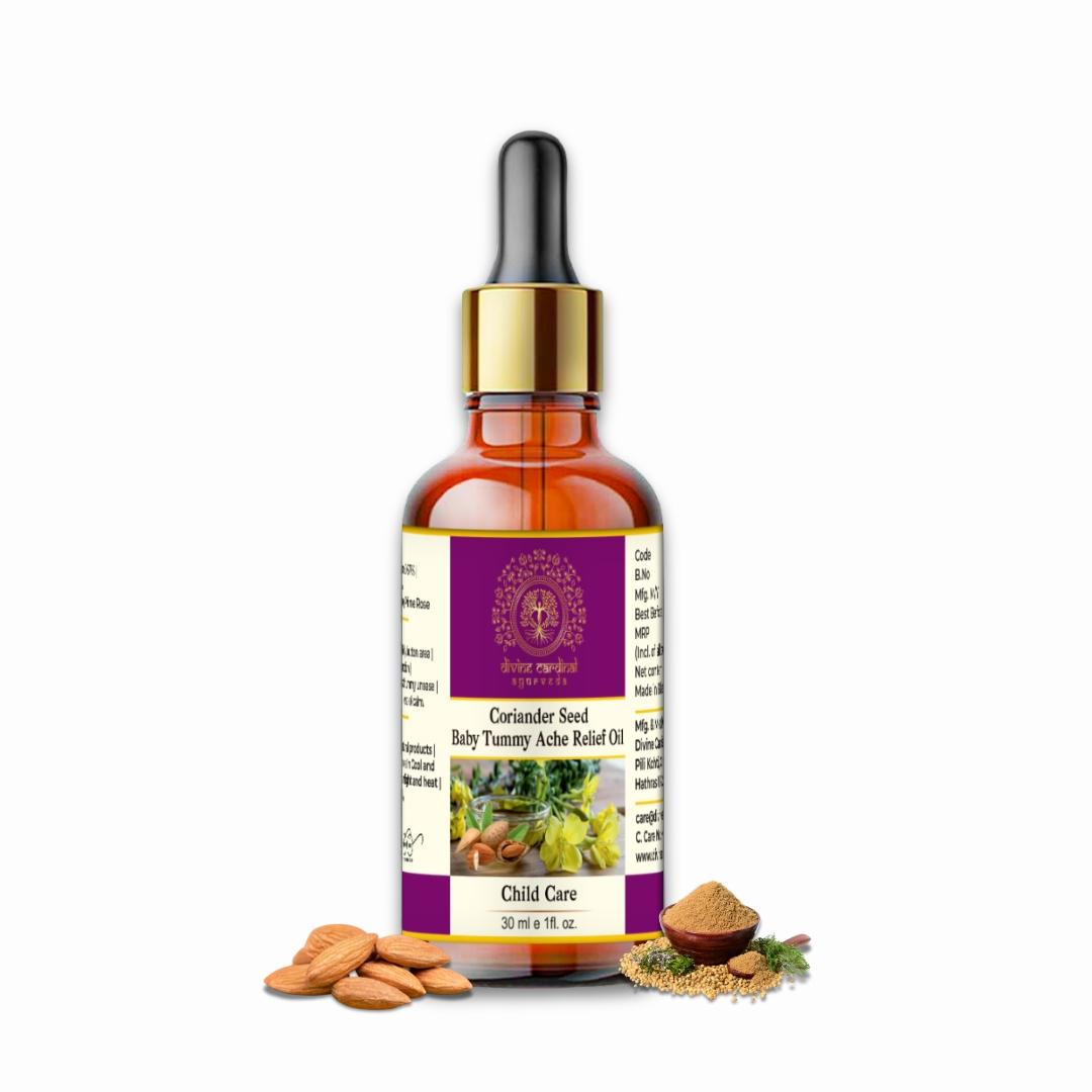 Coriander Seed Baby Tummy Ache Relief Oil
