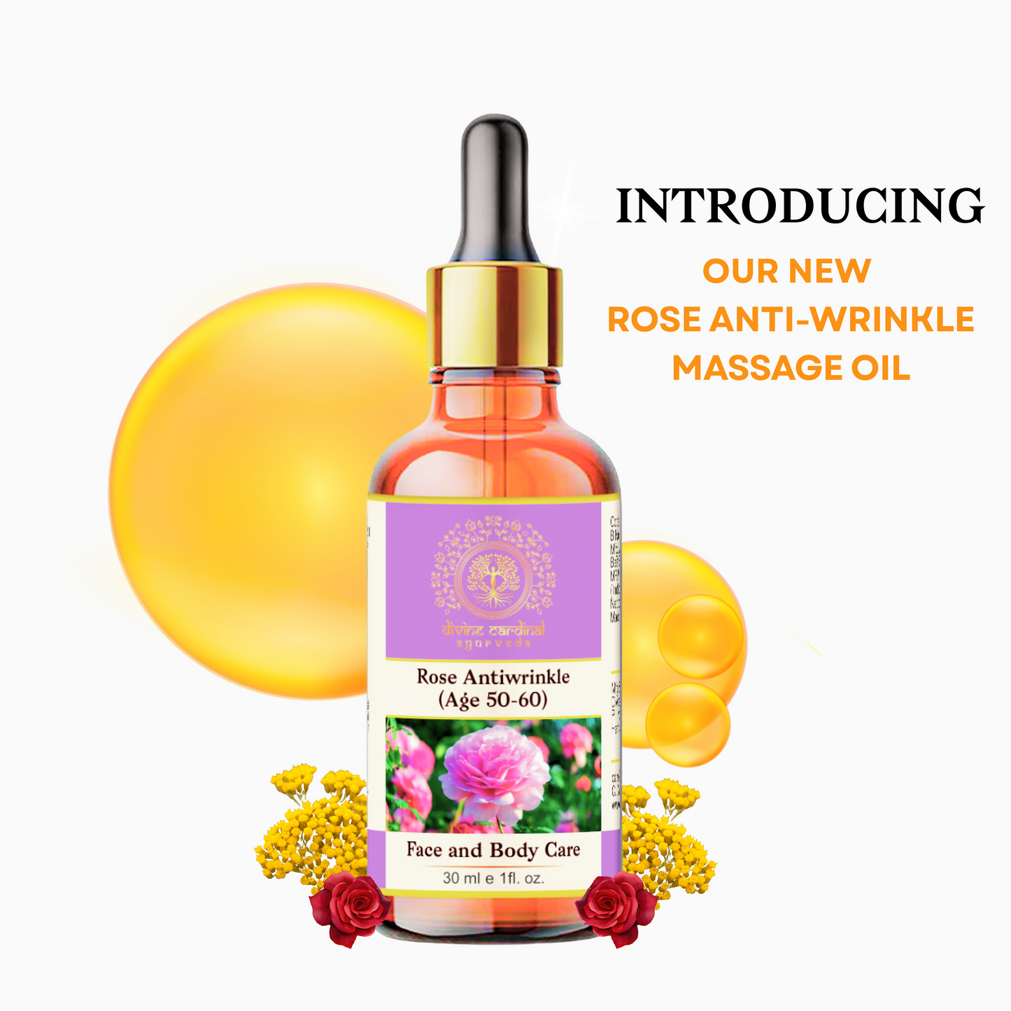 Rose Anti-Wrinkle Massage Oil