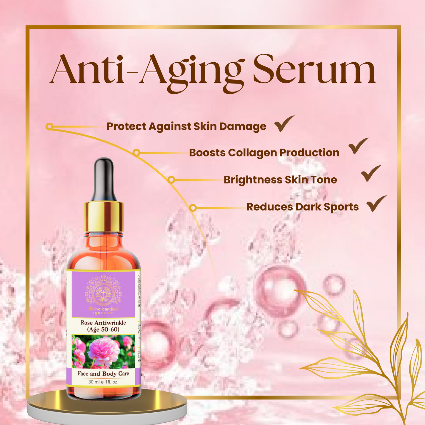 Rose Anti-Wrinkle Massage Oil