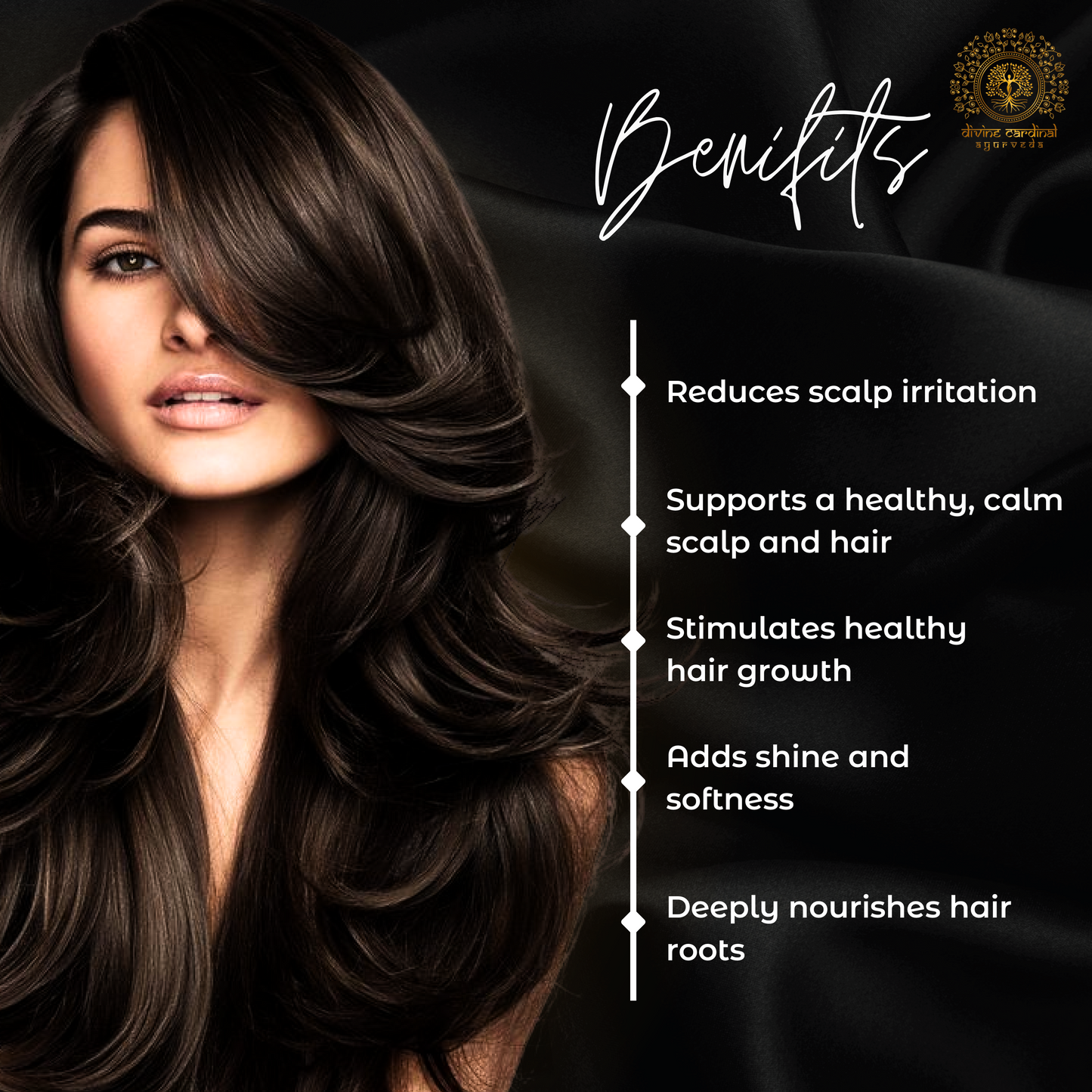 Pure lavender essential oil for silky smooth hair