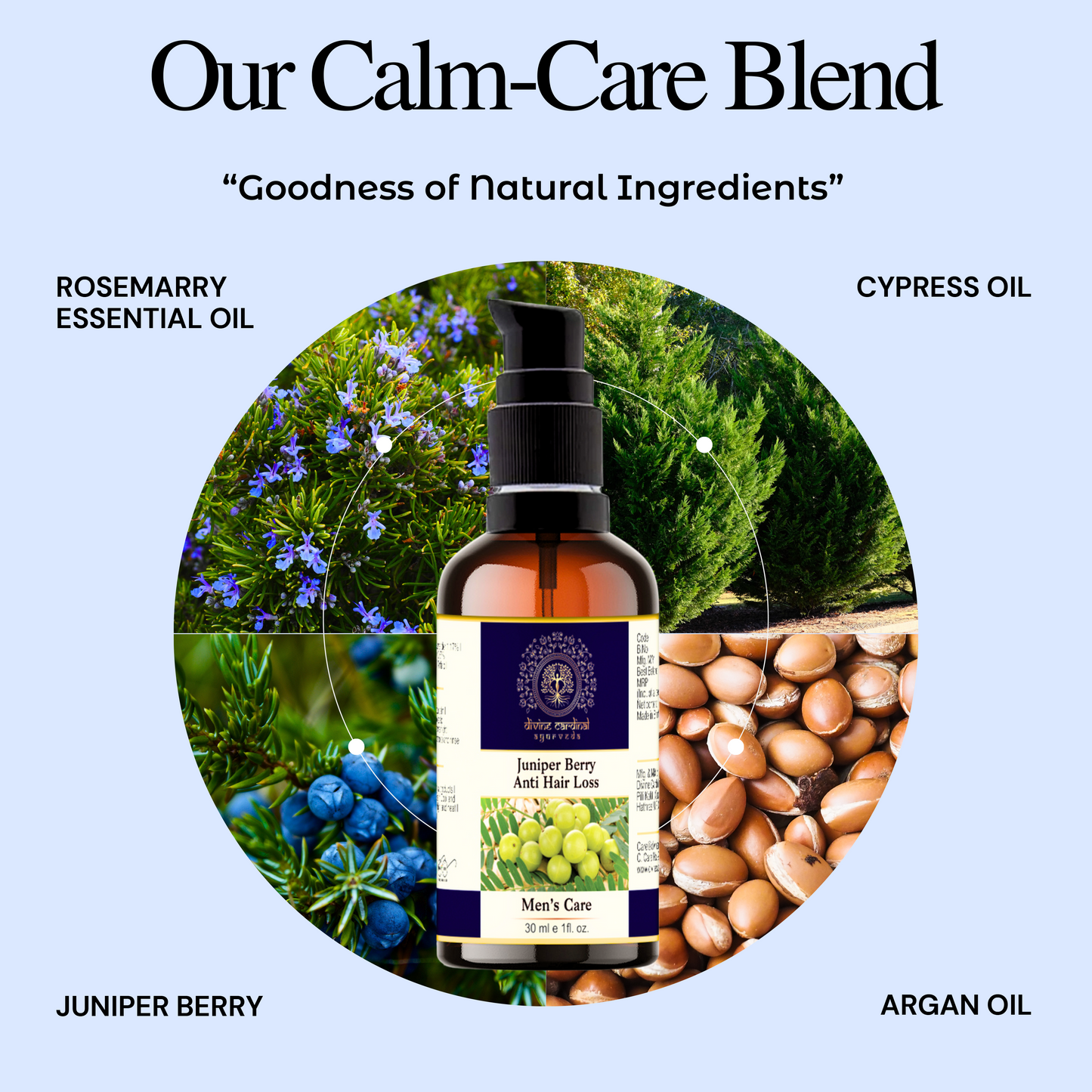 Juniper Berry Anti Hair-Loss Hair Oil