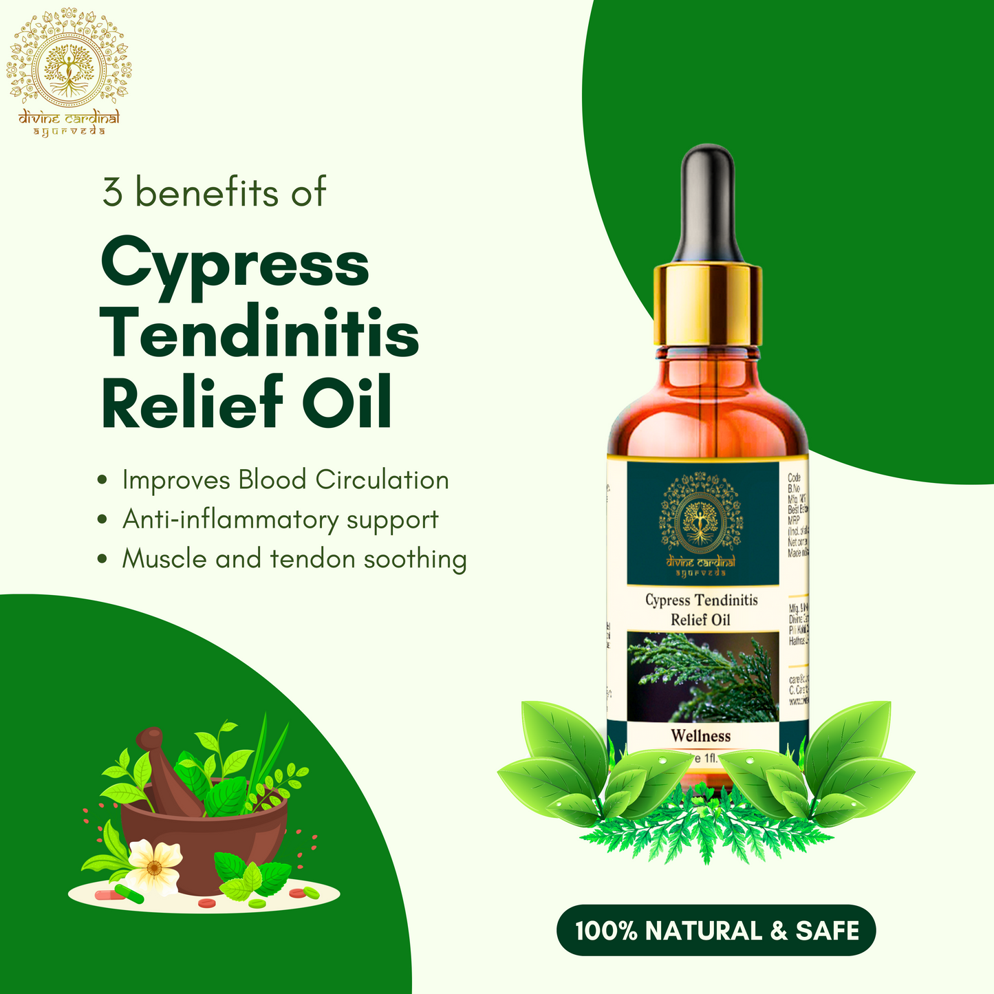 Cypress Tendinitis Relief Oil