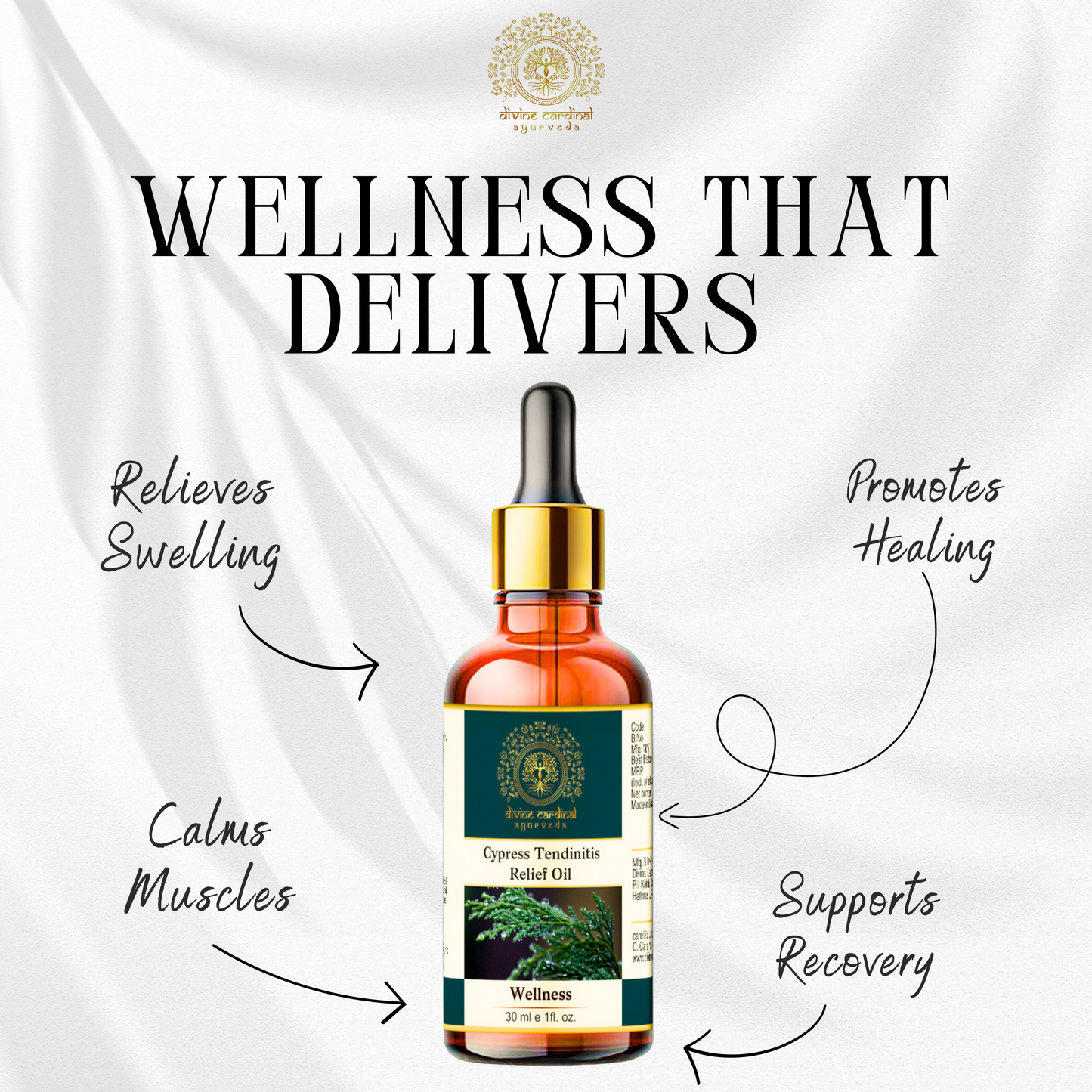Cypress Tendinitis Relief Oil