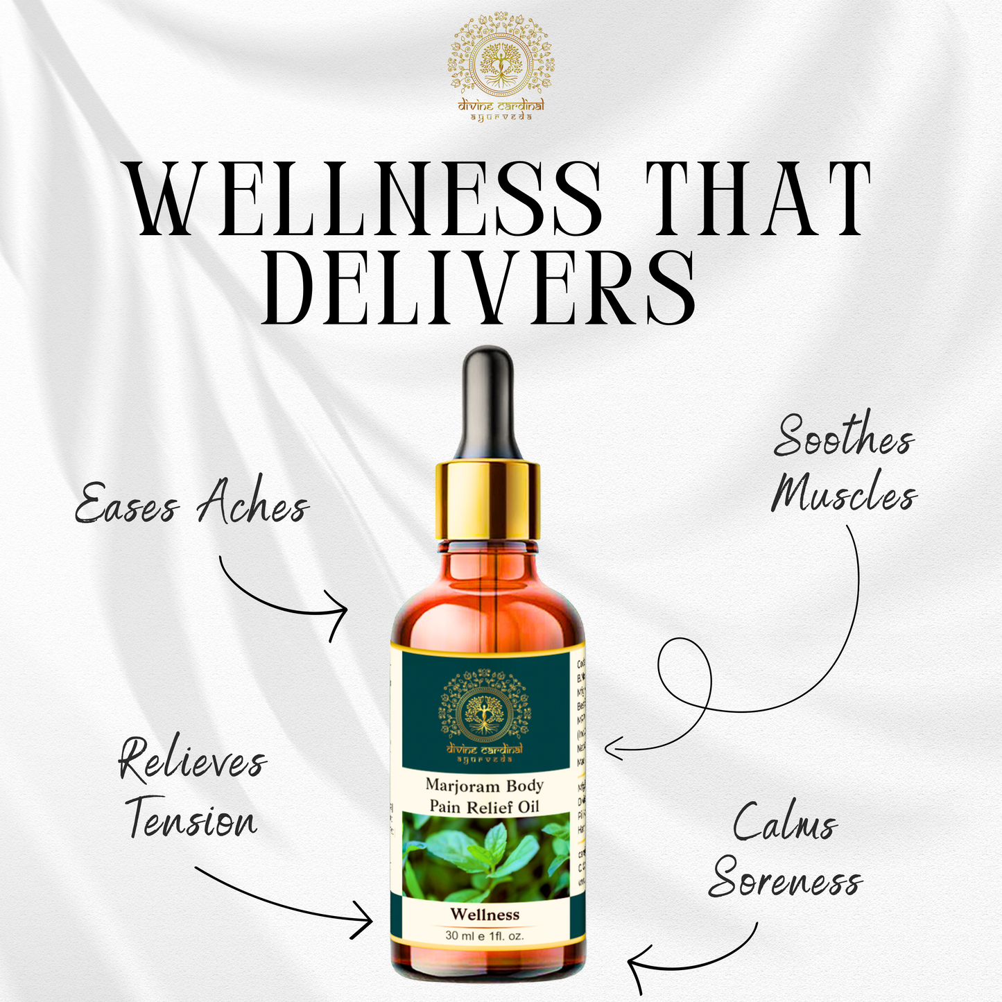 Marjoram Body Pain Relief Oil