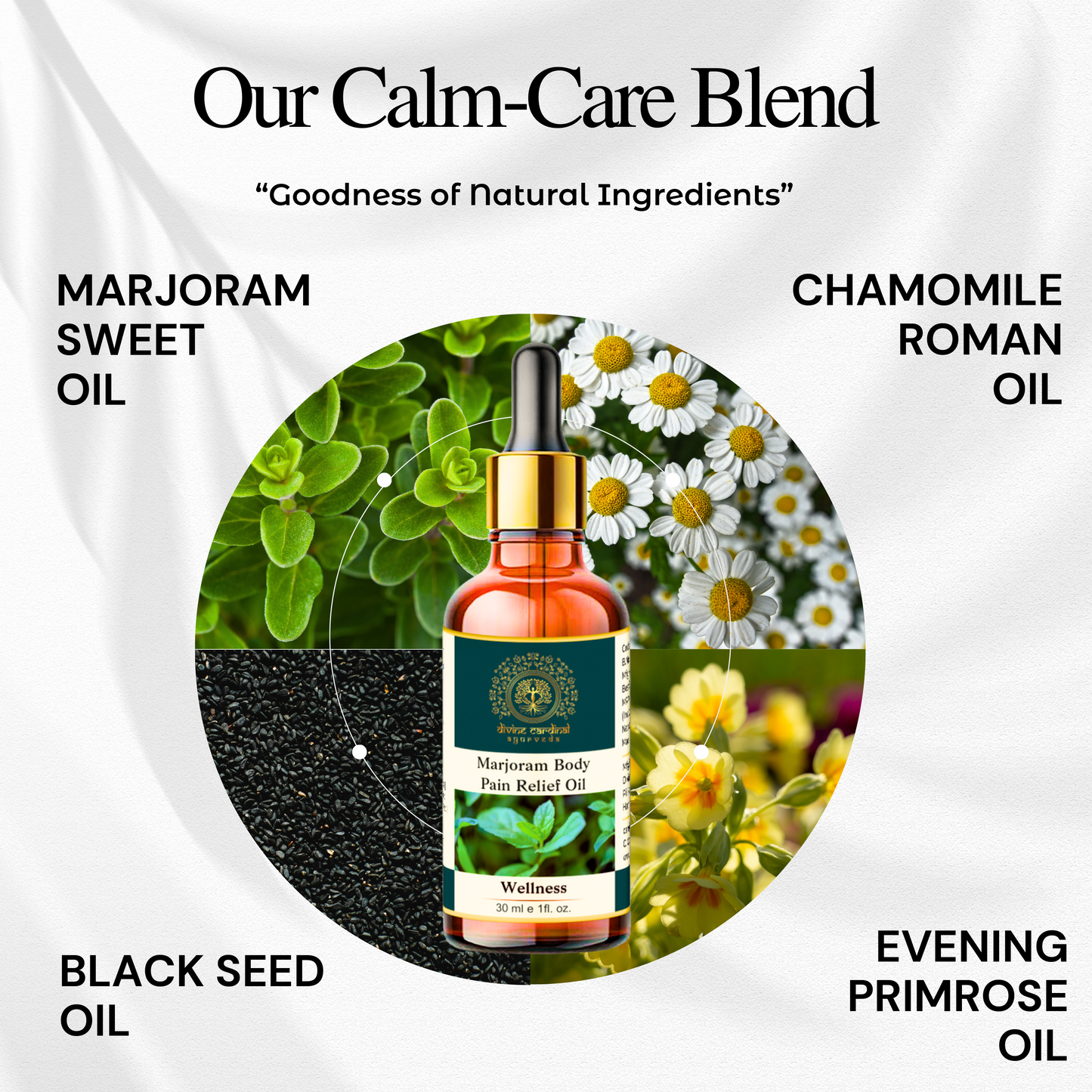 Marjoram Body Pain Relief Oil