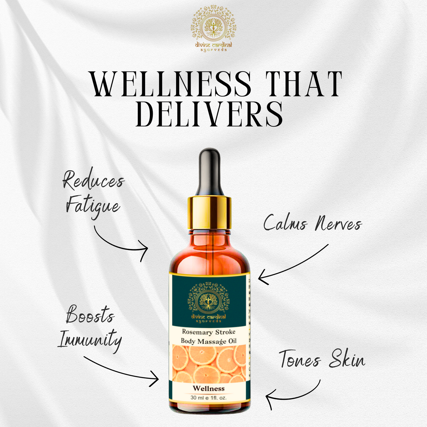 Rosemary Stroke Body Massage Oil