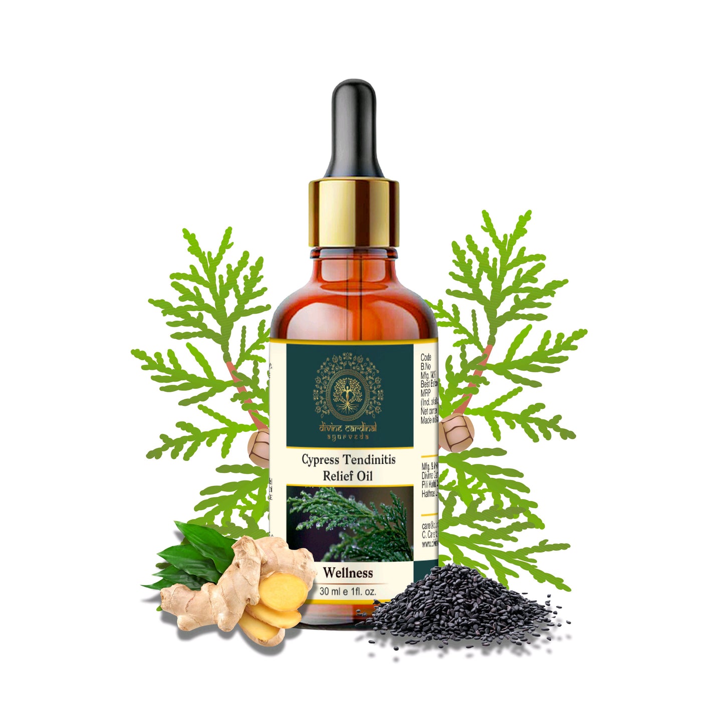 Cypress Tendinitis Relief Oil
