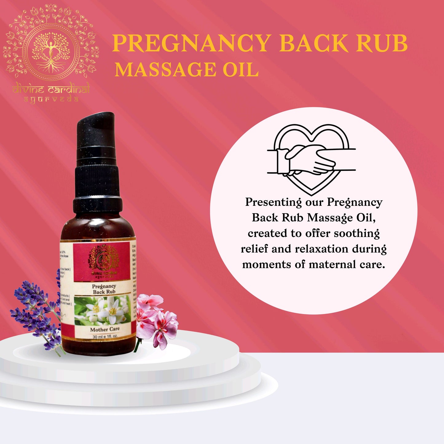 Pregnancy Back Rub Massage Oil