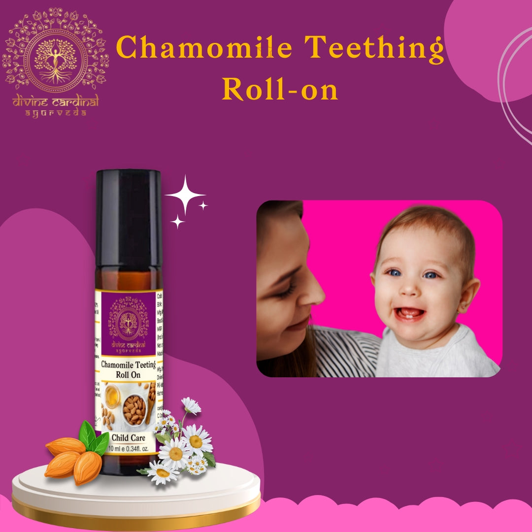 Chamomile Teething Roll on