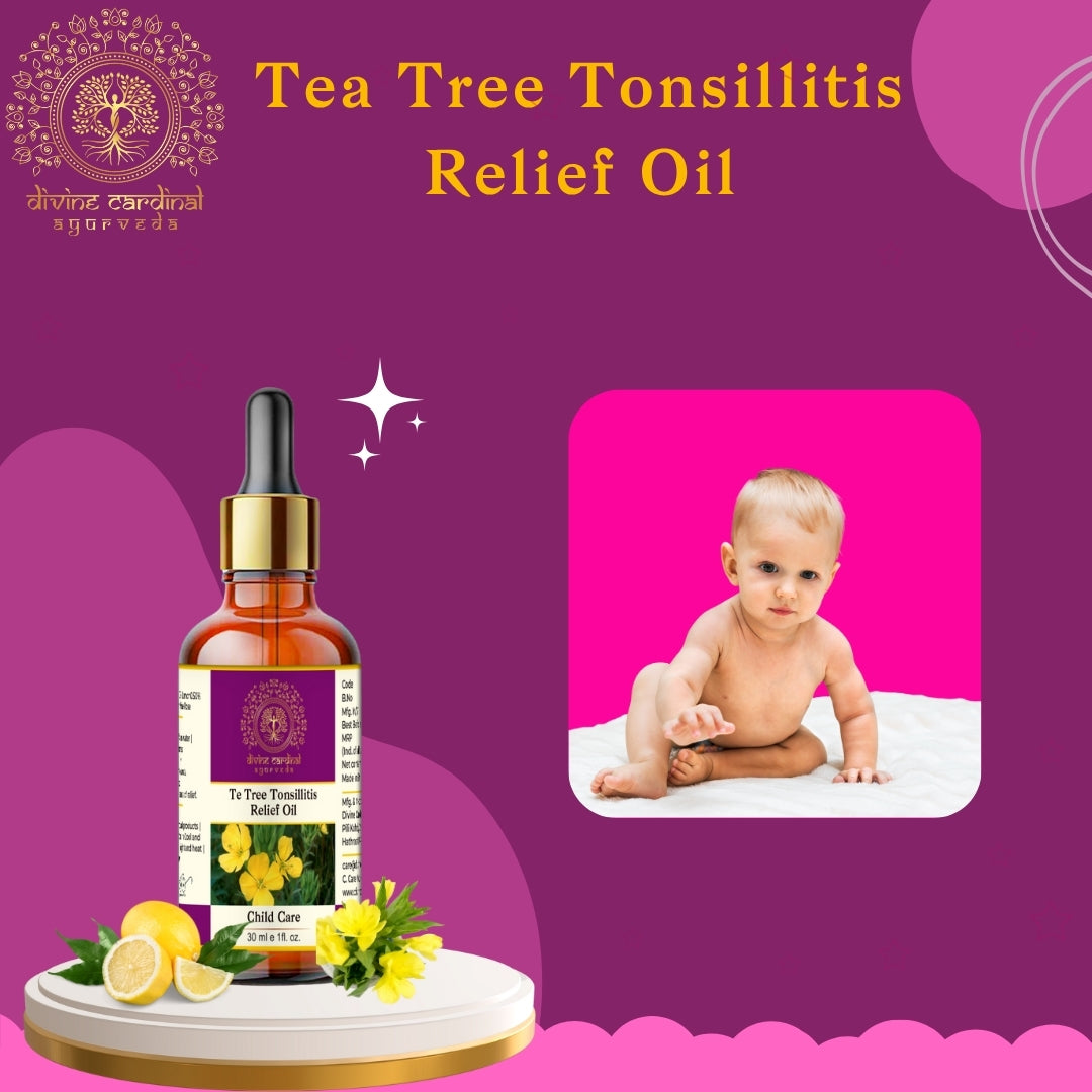 Tea Tree Tonsillitis Relief Oil
