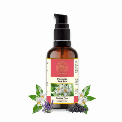 Pregnancy Back Rub Massage Oil