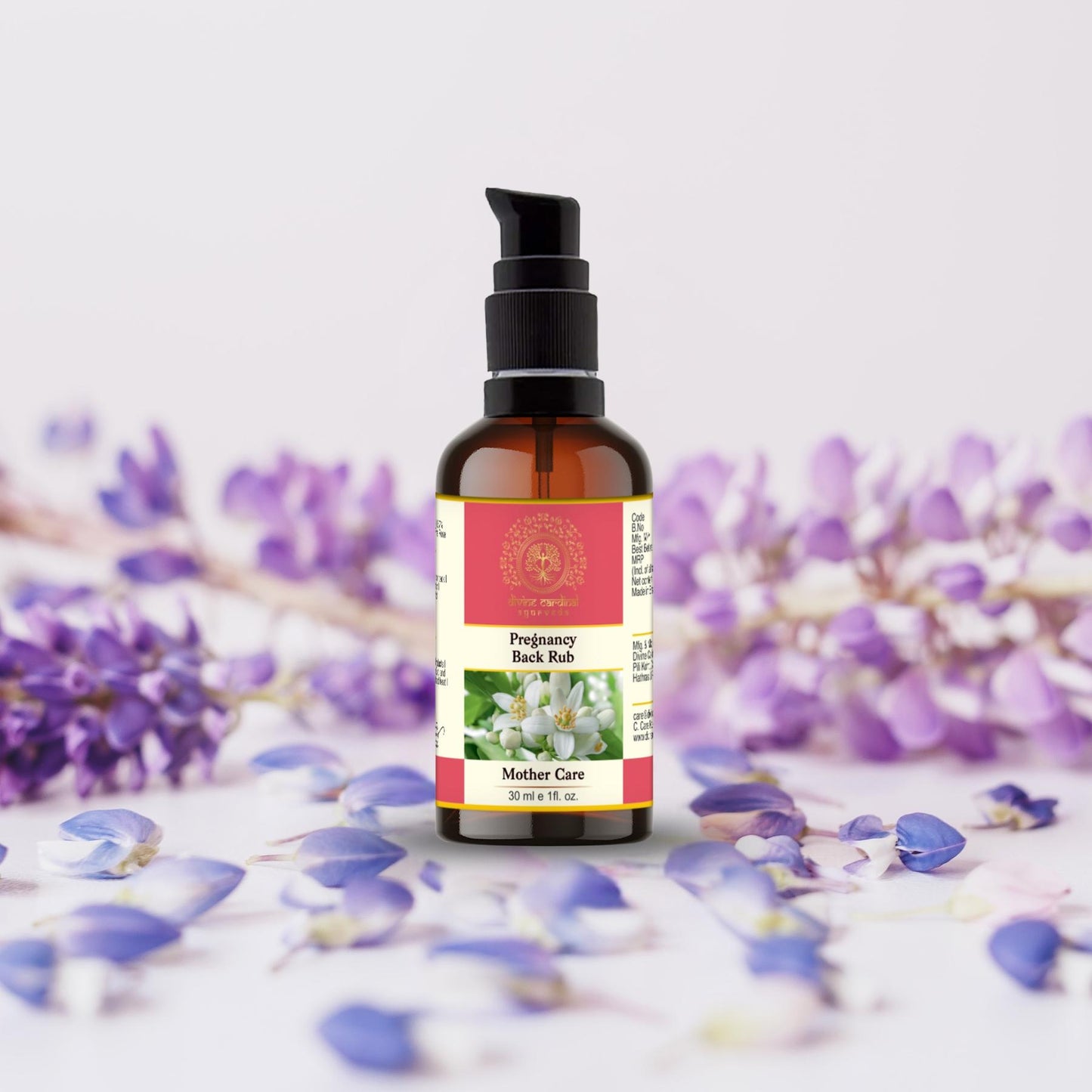 Pregnancy Back Rub Massage Oil