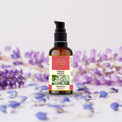 Pregnancy Back Rub Massage Oil