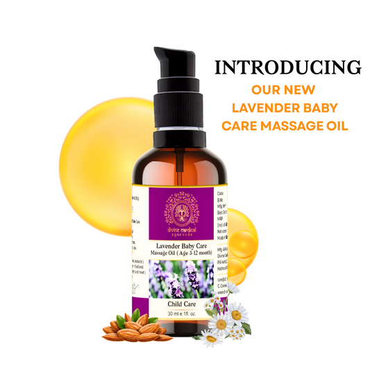100% natural Lavender Baby Massage Oil