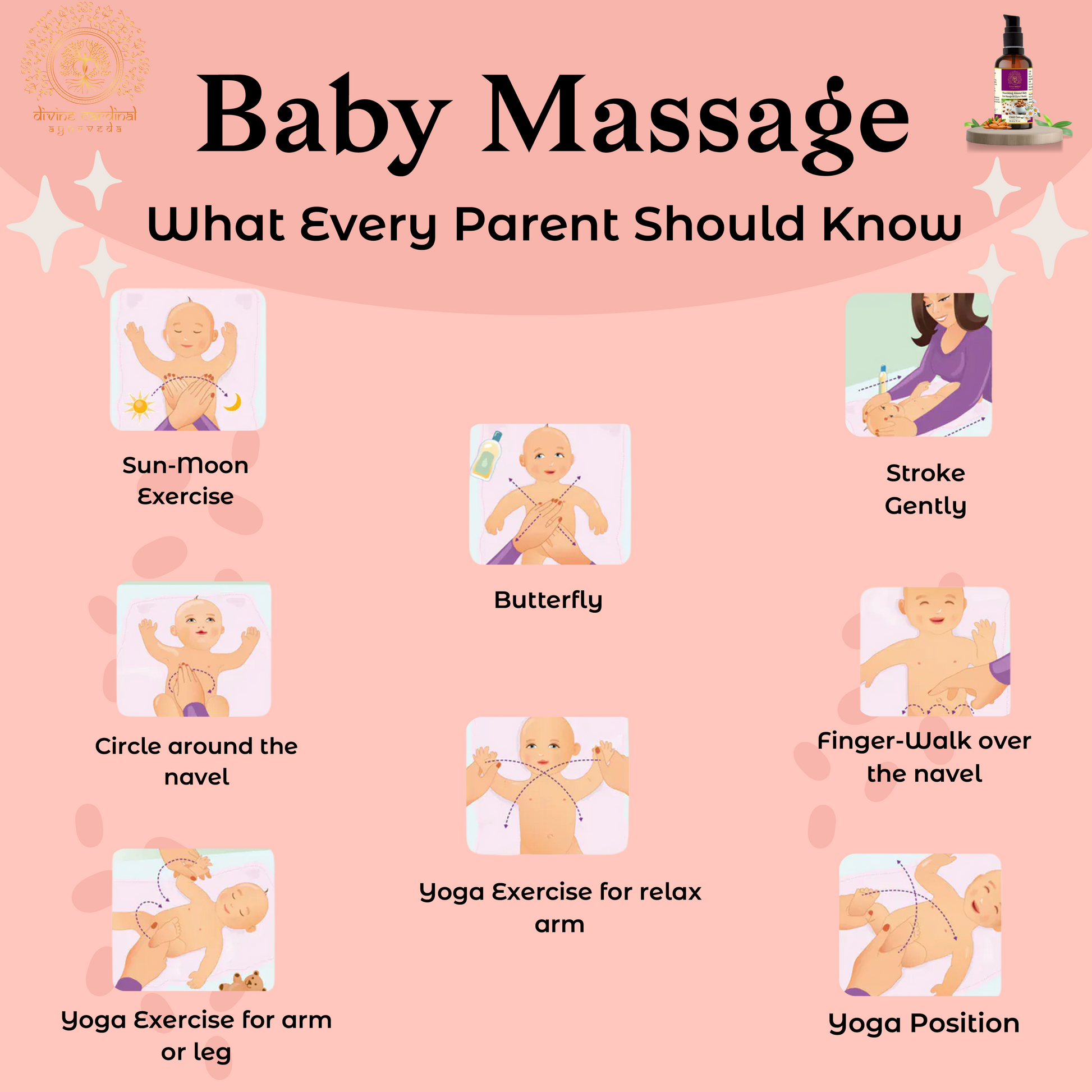 types of baby massage 