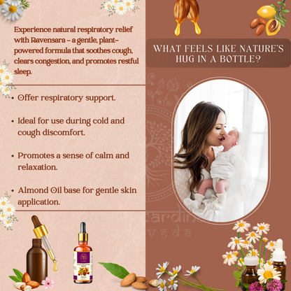 Essential Oil for natural cough and cold relief. Soothe congestion, calm coughs, and boost immunity with this pure