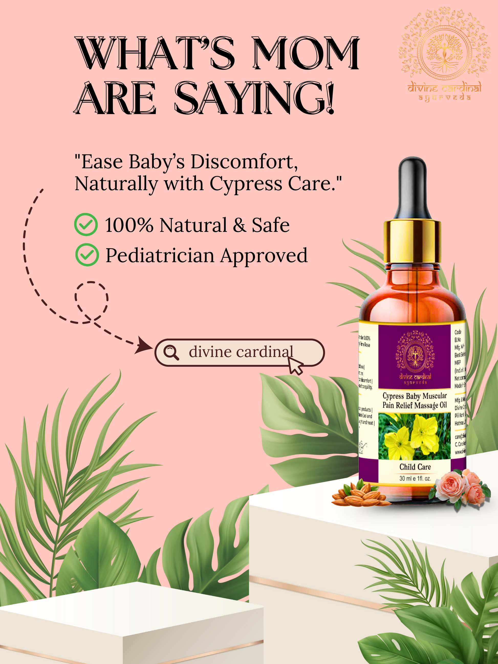 Parent using natural massage oil for baby colic relief and gas comfort