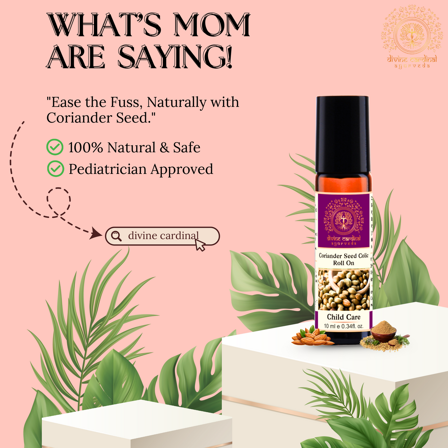 KidSafe colic remedy tummy massage oil for babies