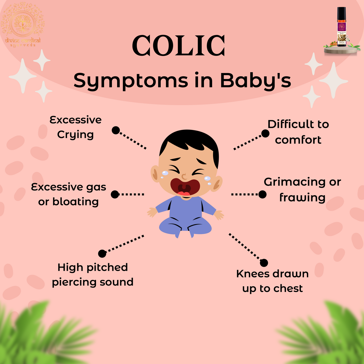 Colic symptoms in a baby 