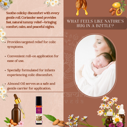 Gentle digestive support oil for baby bloating and gas