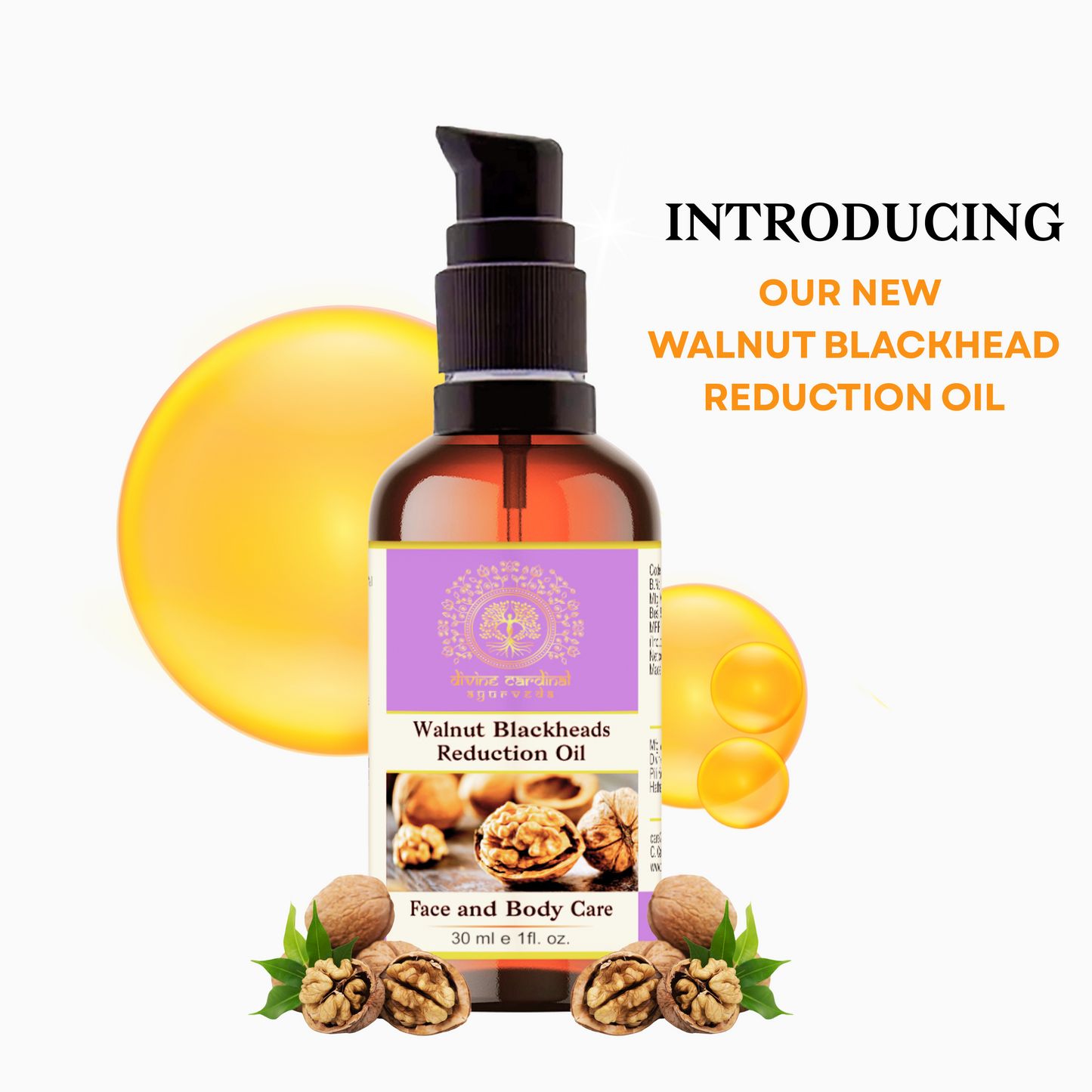 Walnut Body  Massage Oil