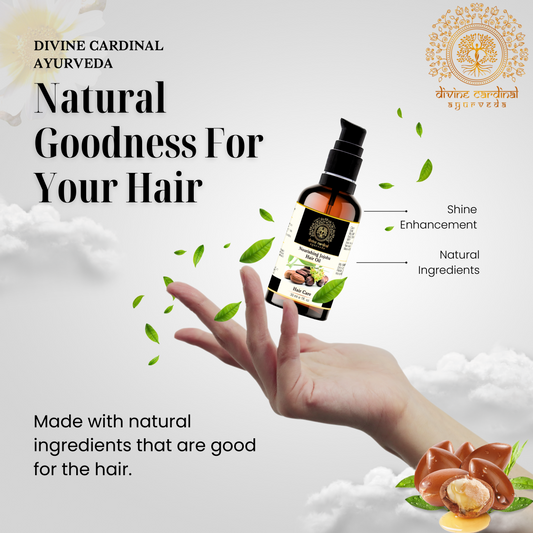 Natural jojoba oil scalp treatment for dry itchy scalp