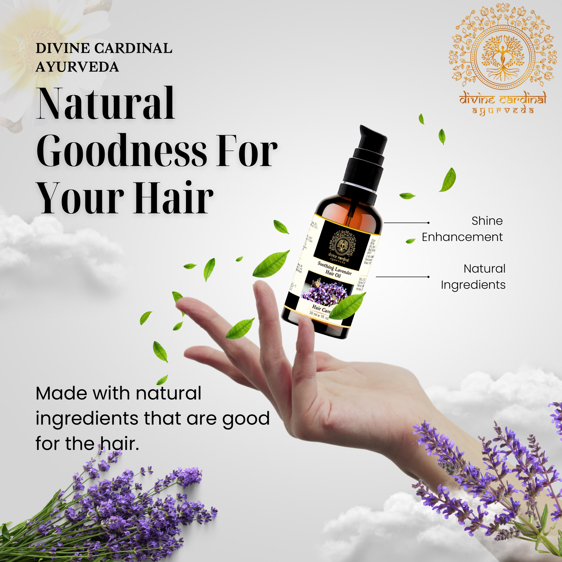 Best lavender essential oil for frizz control and shine