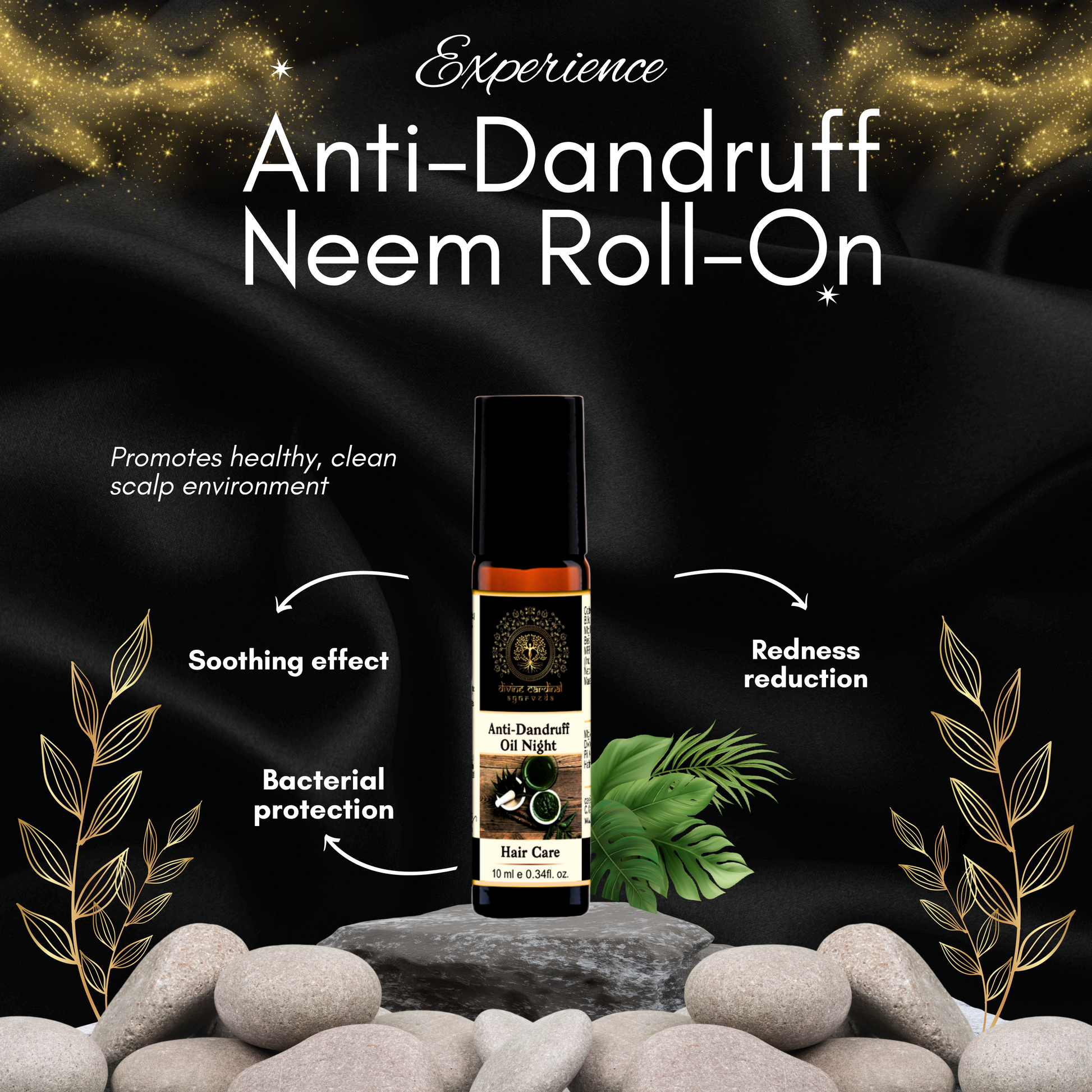 tea tree and neem roll on for dry flaky scalp