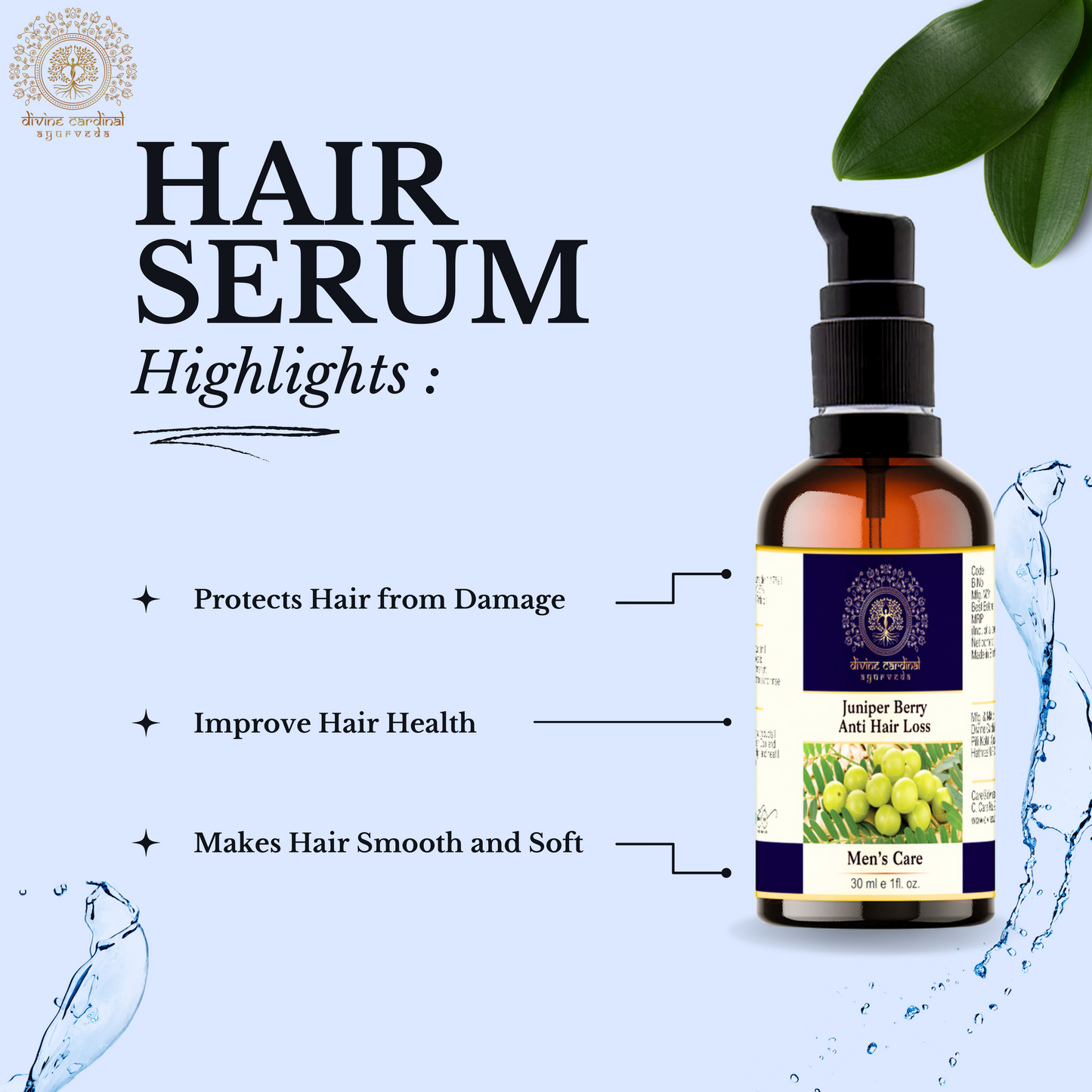 Juniper Berry Anti Hair-Loss Hair Oil