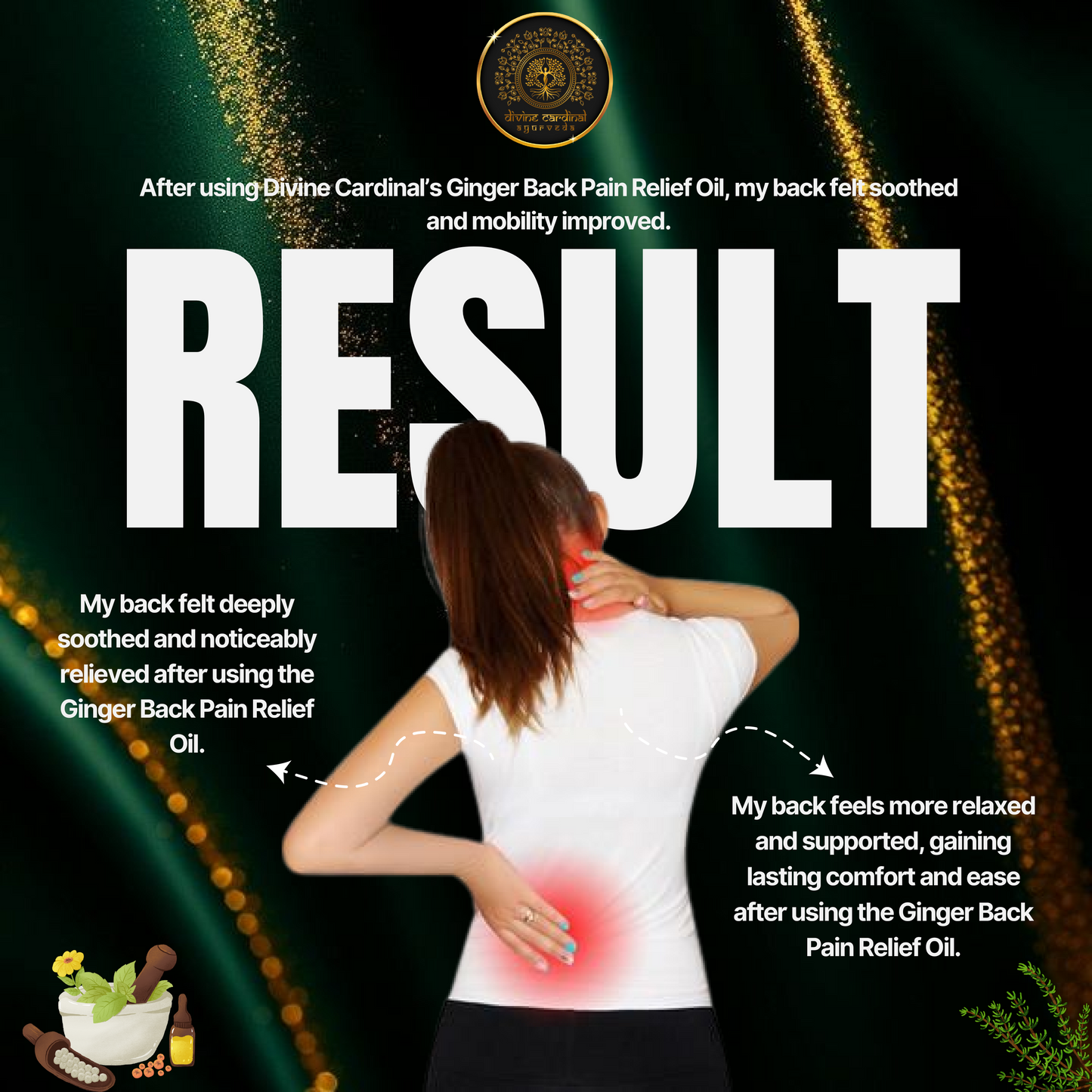 Ginger Back Pain Relieving Oil
