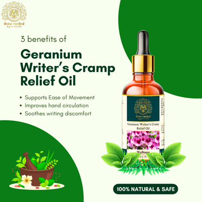 Geranium Writer’s Cramp Relief Oil