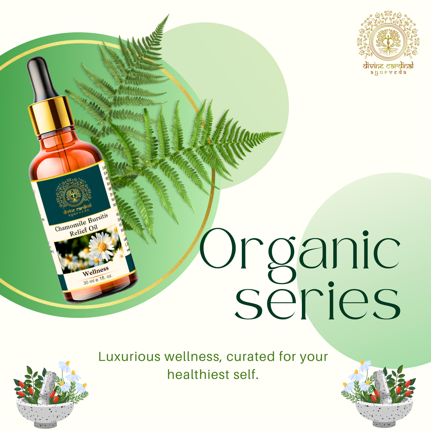 Chamomile Bursitis Relief Oil | Natural Anti-Inflammatory Joint Oil