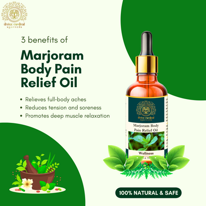 Marjoram Body Pain Relief Oil