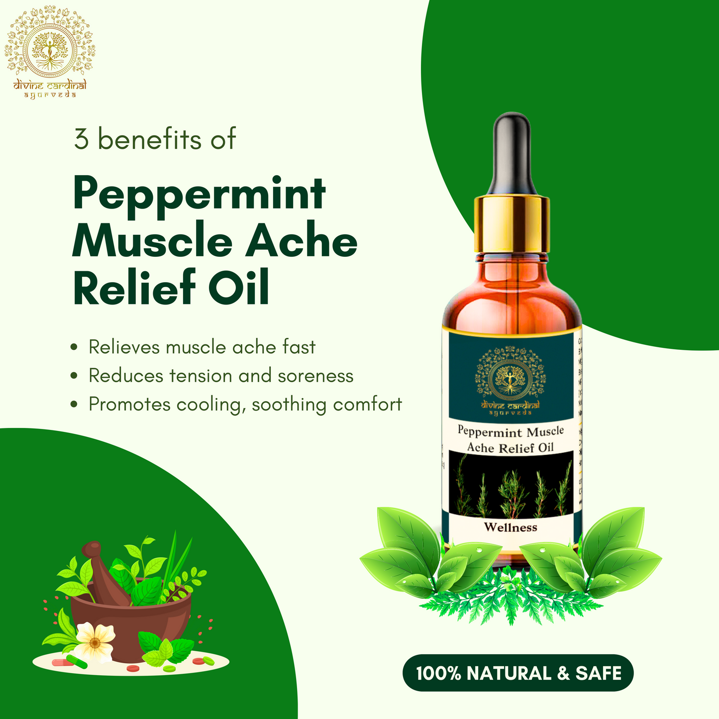 Peppermint Muscle Ache Relief Oil