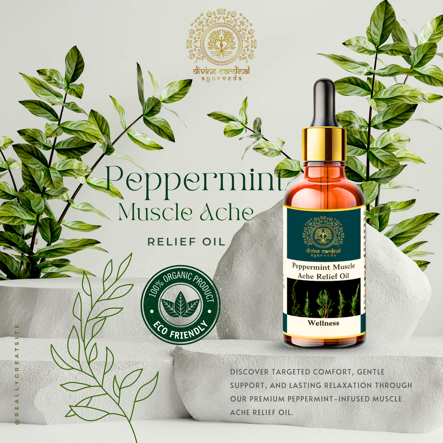 Peppermint Muscle Ache Relief Oil