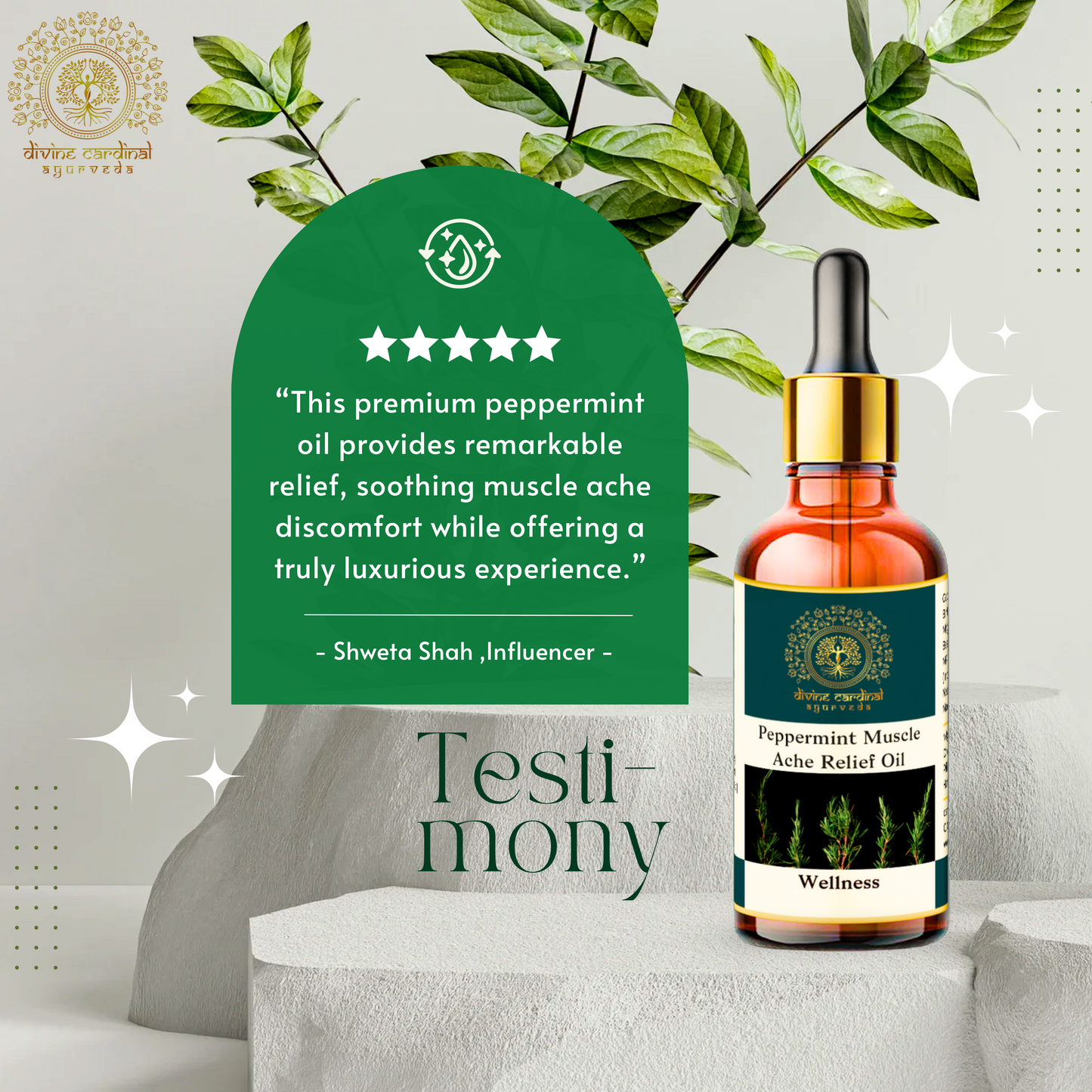 Peppermint Muscle Ache Relief Oil