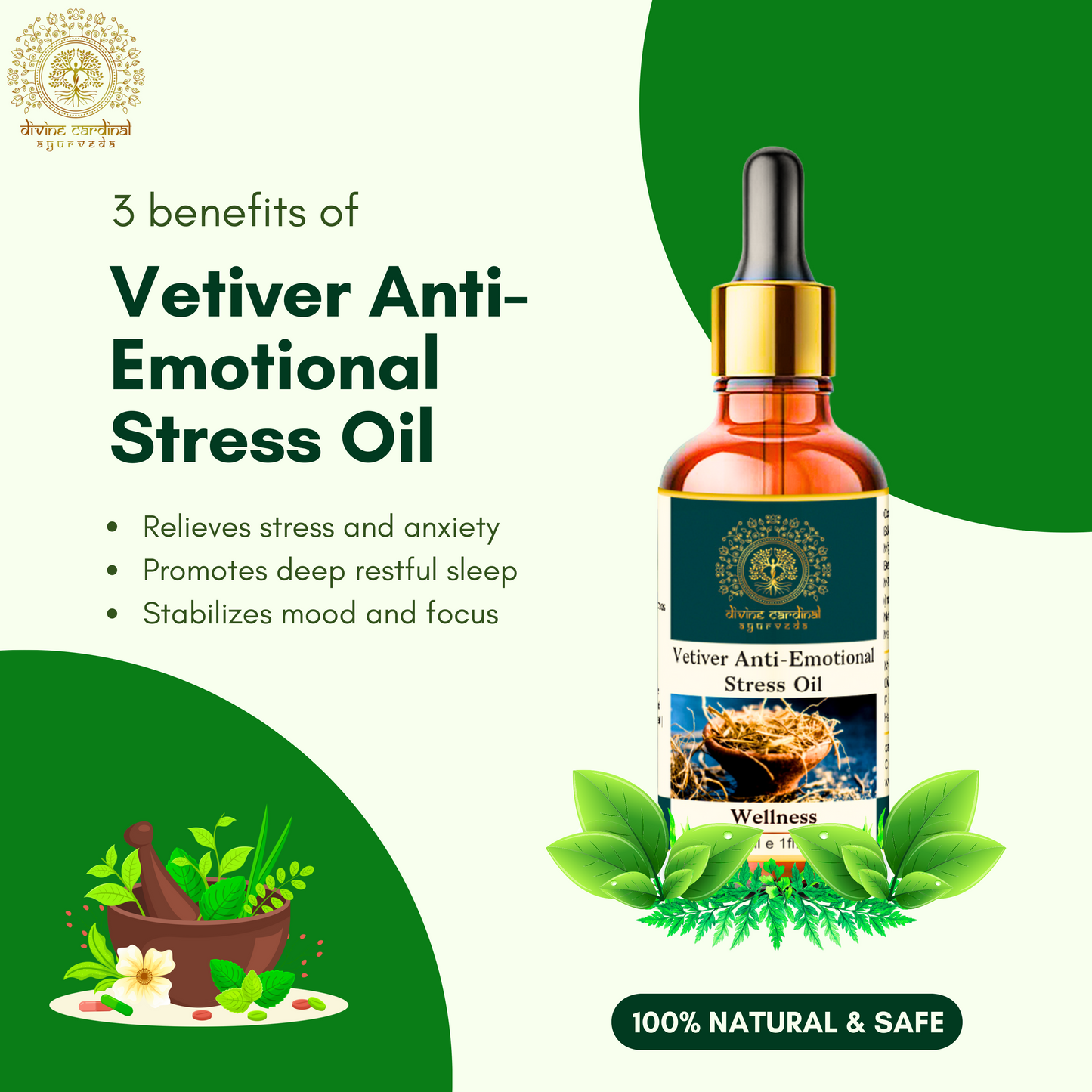 Vetiver Anti-Emotional Stress Oil