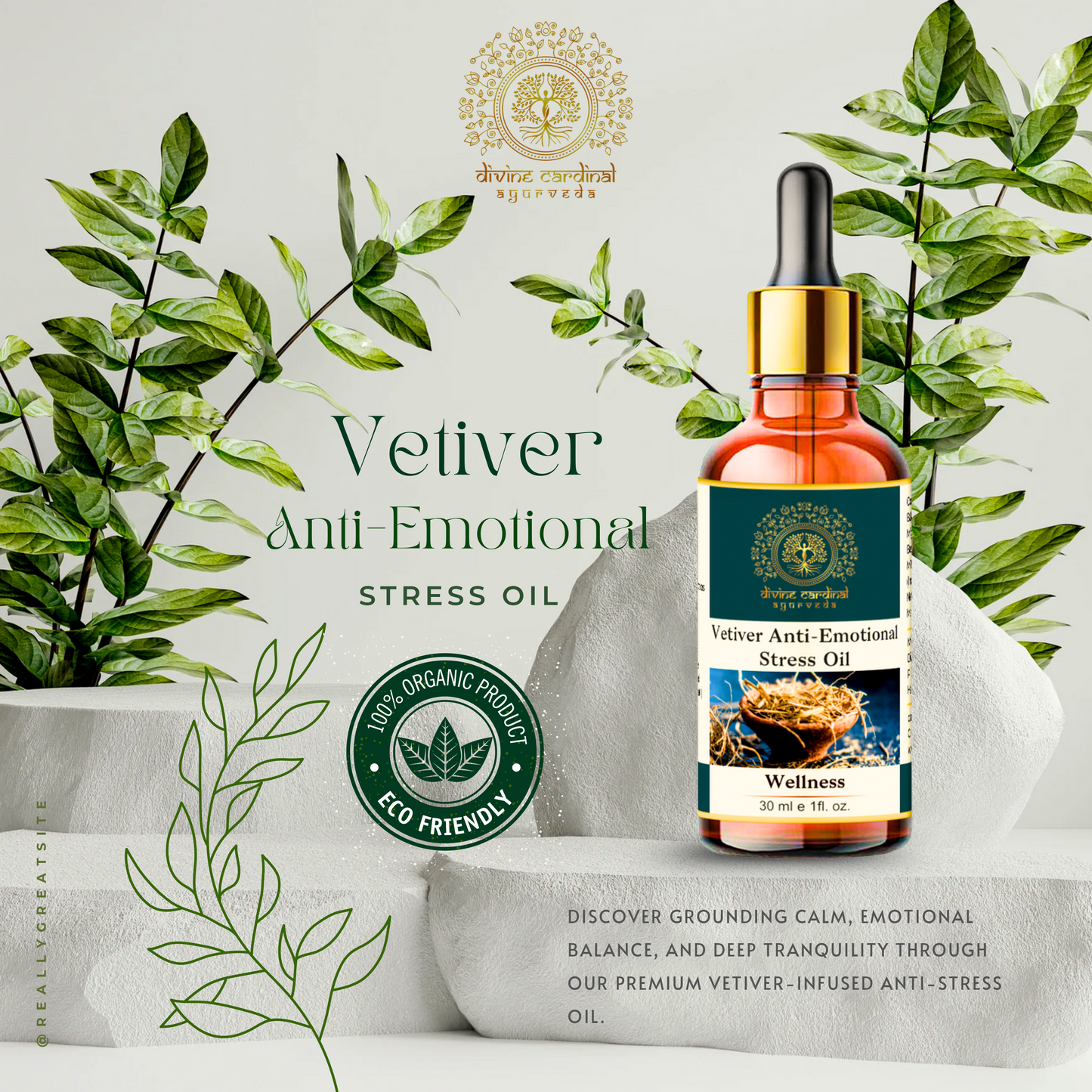 Vetiver Anti-Emotional Stress Oil