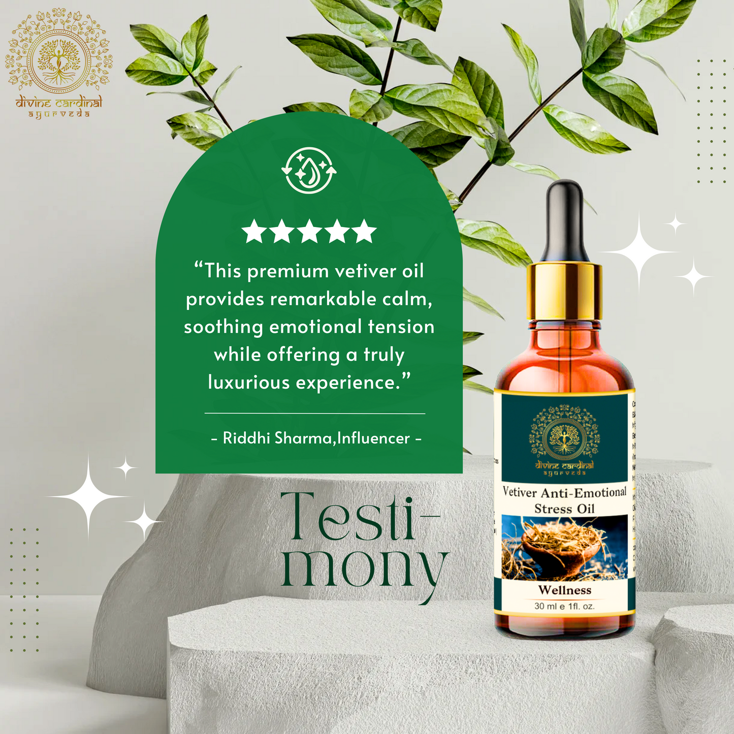 Vetiver Anti-Emotional Stress Oil
