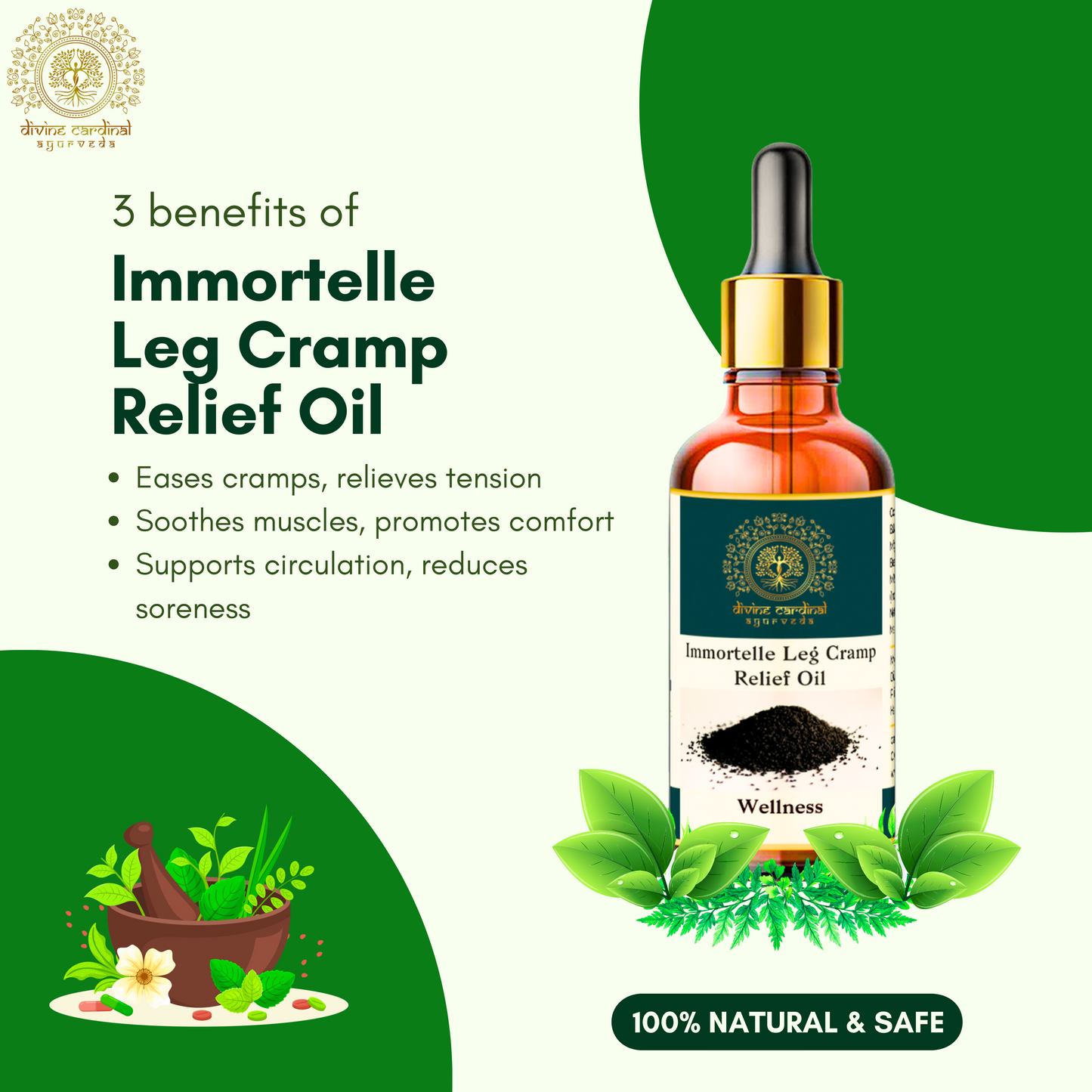 Immortelle Leg Cramp Relief Oil
