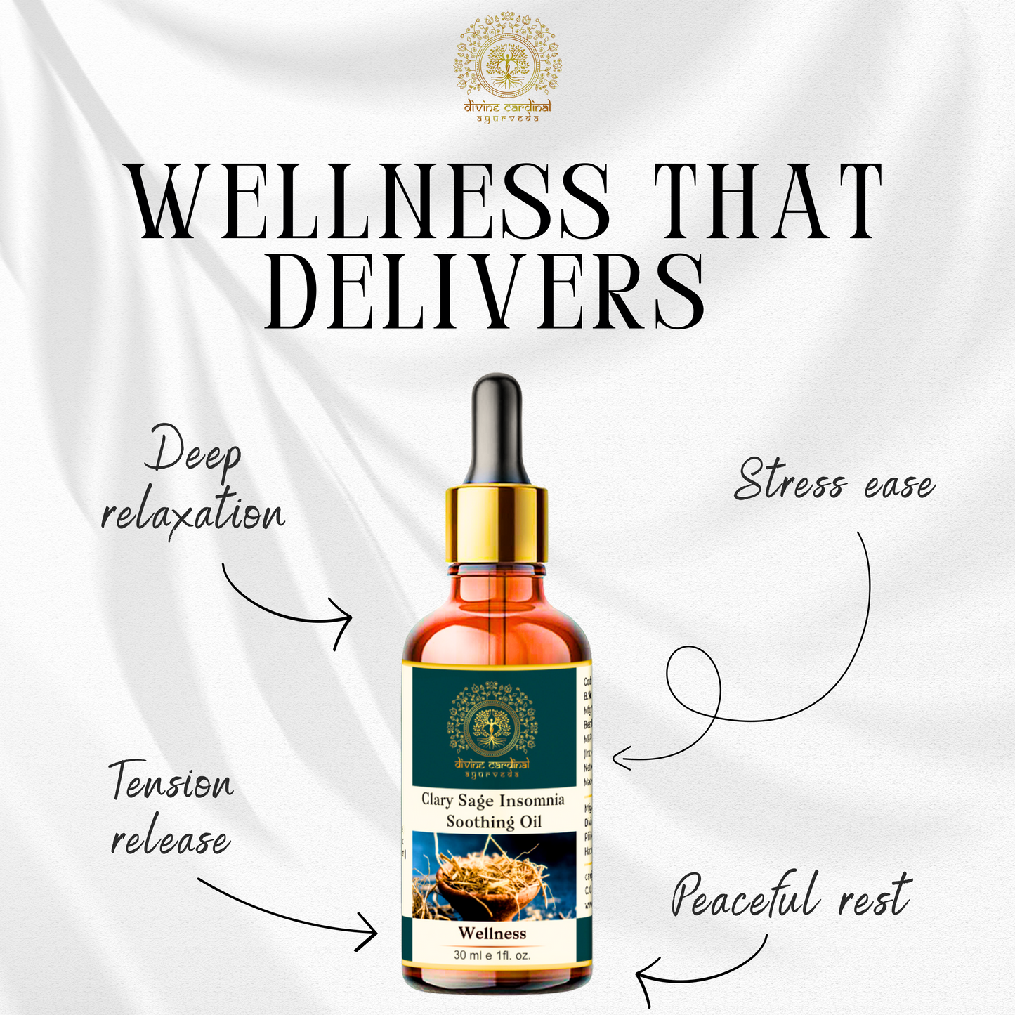 Clary Sage Insomnia Relief Oil