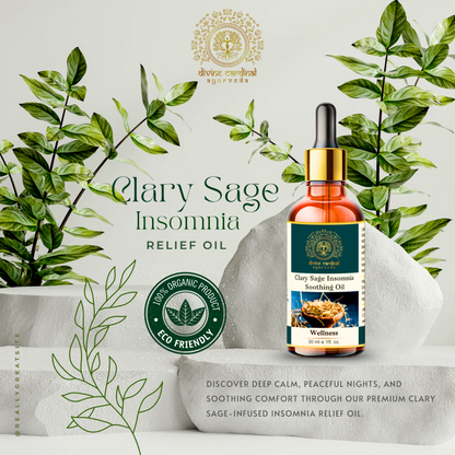 Clary Sage Insomnia Relief Oil