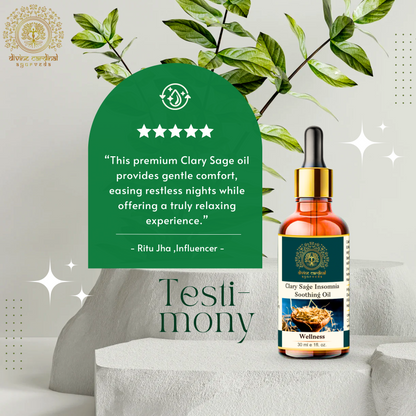 Clary Sage Insomnia Relief Oil