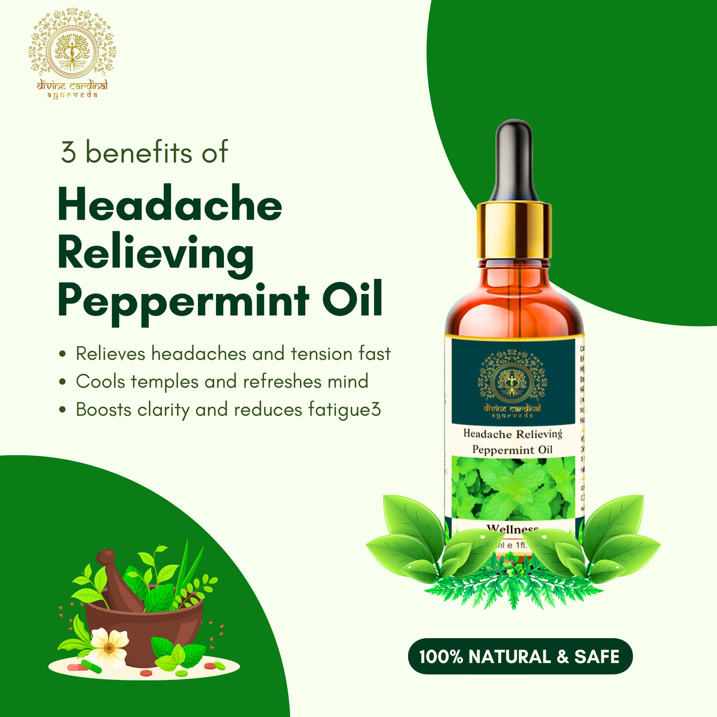 Headache Relieving Peppermint Oil