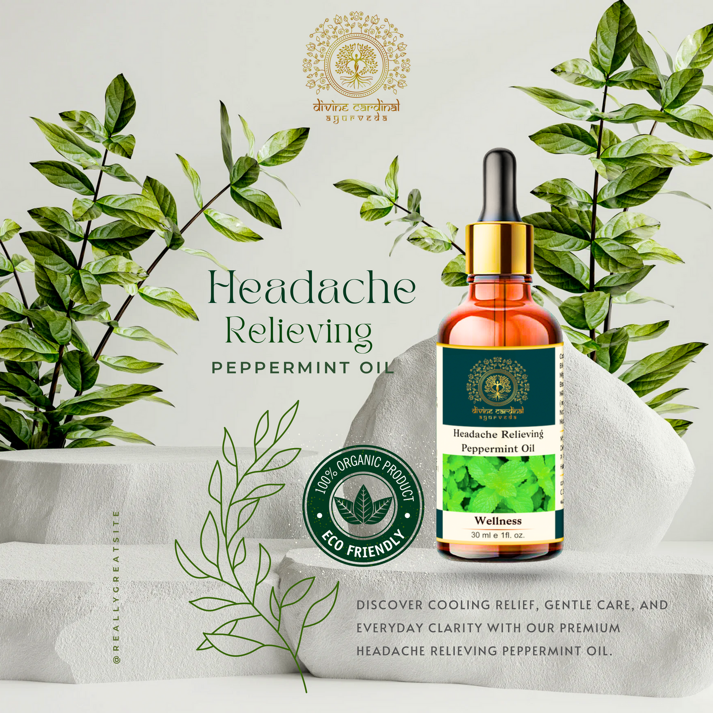 Headache Relieving Peppermint Oil
