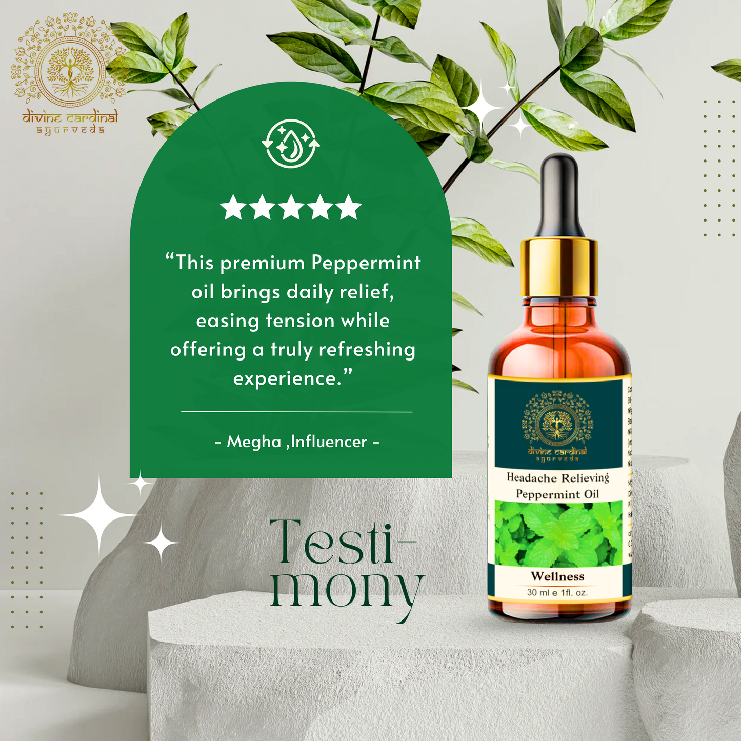 Headache Relieving Peppermint Oil